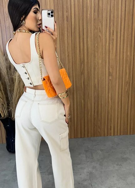 Cropped Jeans Carol - Off