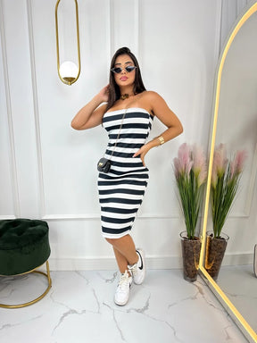 Vestido Listrado